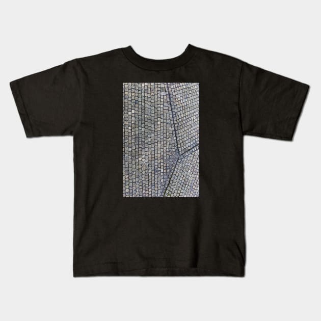 Old stone floor Kids T-Shirt by textural